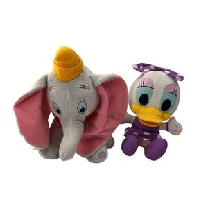Disney Dumbo & Daisy Duck Plush Toy Set Kohls Cares & Fisher-Price Collectible